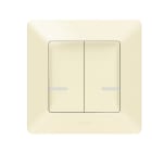 LEGRAND - Valena Life with Netatmo Wandsender 2-Fach Farbe: Mandelweiss