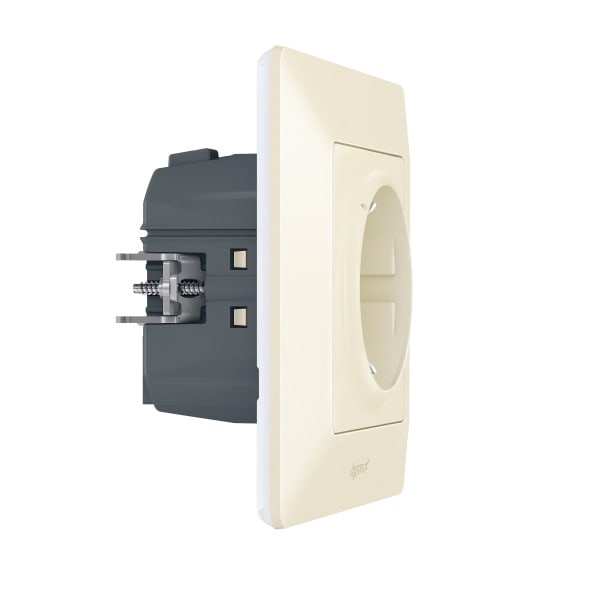 LEGRAND - Valena Life with Netatmo Schuko-Steckdose Farbe: Mandelweiss