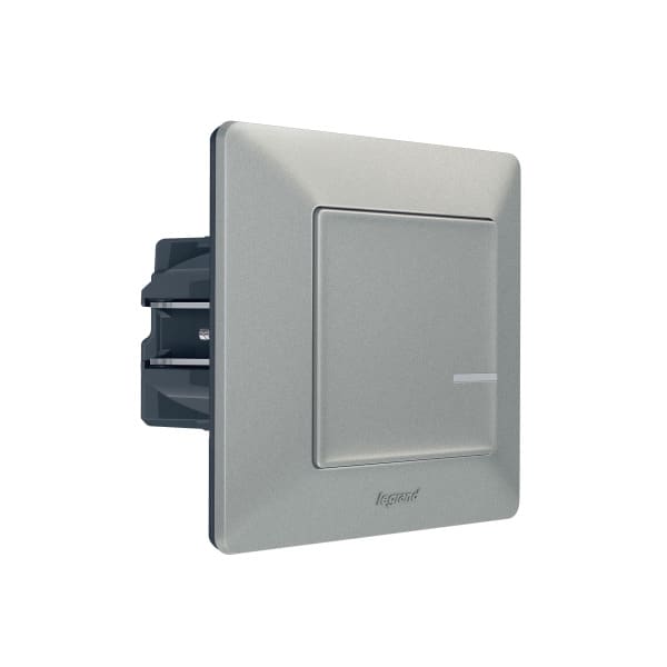 LEGRAND - Valena Life with Netatmo Schalter/Dimmer 2-Leiter Farbe: Aluminium