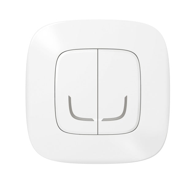 LEGRAND - Valena Allure with Netatmo Wandsender 2-Fach Farbe: Ultraweiss