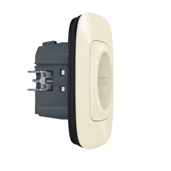 LEGRAND - Valena Allure with Netatmo Schuko-Steckdose Farbe: Mandelweiss