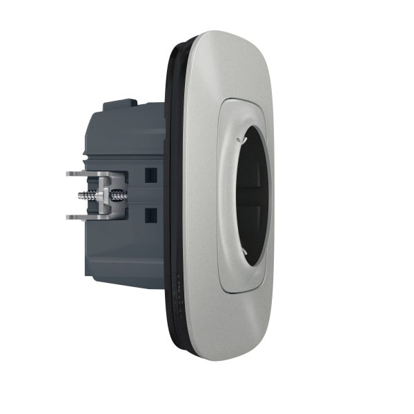 LEGRAND - Valena Allure with Netatmo Schuko-Steckdose Farbe: Aluminium