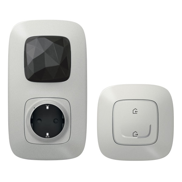LEGRAND - Valena Allure with Netatmo Starterpaket (Gateway + Master-Switch) in Aluminium