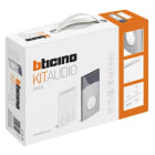 BTICINO - Flex'ONE Audio-Set mit Türstation LINEA3000 (1 und 2 Ruftasten) + CLASSE100 A16E