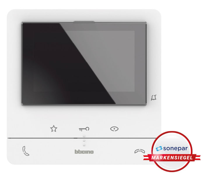 BTICINO - MS! Hörerlose AP-Videohausstation CLASSE100 V16B,Farb-LCD-Display 5'' (12,7 cm)