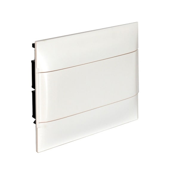 LEGRAND - Practibox S Unterputzverteiler, mit Kunstofftür, weiss, 1x 12 Module