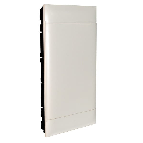 LEGRAND - Practibox S Unterputzverteiler, mit Kunstofftür, weiss, 3x 12 Module