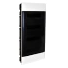 LEGRAND - Practibox S UP-Hohlwandverteiler, mit Rauchglas-Kunstofftür, weiss, 4x 12 Module