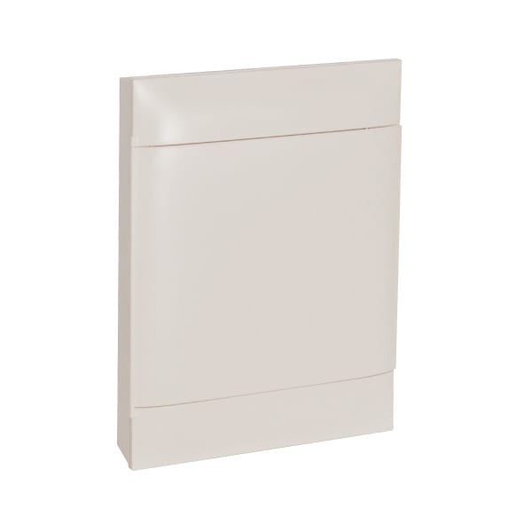 LEGRAND - Practibox S Aufputzverteiler, mit Kunstofftür, weiss, 2x 12 Module