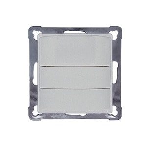 LEGRAND - Bewegungsmelder Valena Life 2-Leiter 180° Farbe: Aluminium