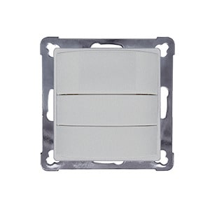 LEGRAND - Bewegungsmelder Valena Life 3-Leiter 180° Farbe: Aluminium
