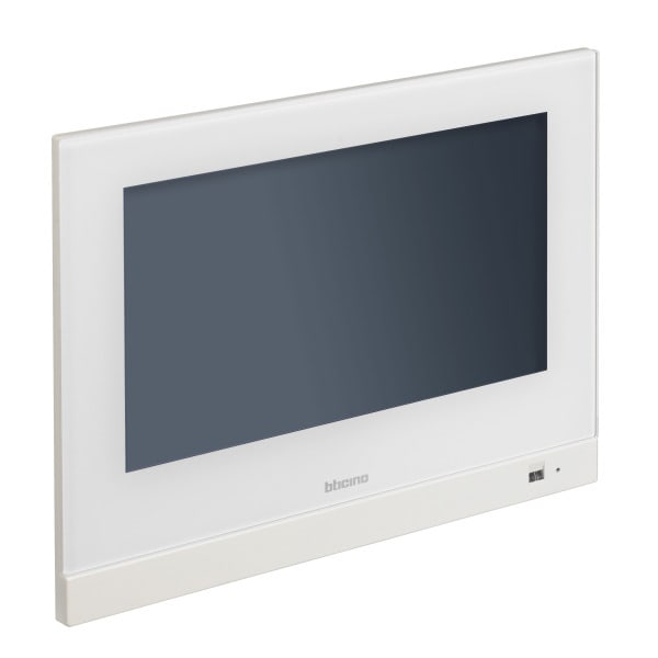 BTICINO - Touchscreen mit 7'' Bildschirm für Hausautomation MyHome, Farbe: Weiß