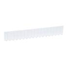 LEGRAND - Abdeckstreifen, 18 Module, Signalweiß, Teilbar in halbe und ganze Module