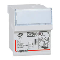 LEGRAND - Plug-in Schutzmodul für Überspannungsableiter Typ 2+3, Imax 12 kA Isc6kA