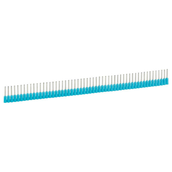 LEGRAND - Aderendhülsen Starfix für Leiterquerschnitt 0,25 mm² (Türkis), isoliert, in Bänd