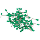 LEGRAND - Aderendhülsen Starfix,f.Leiterquerschnitt 0,34 mm² (Grün), isoliert, lose.