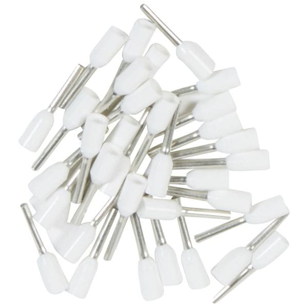 LEGRAND - Aderendhülsen Starfix,f.Leiterquerschnitt 0,5 mm² (Weiß),  isoliert, lose.