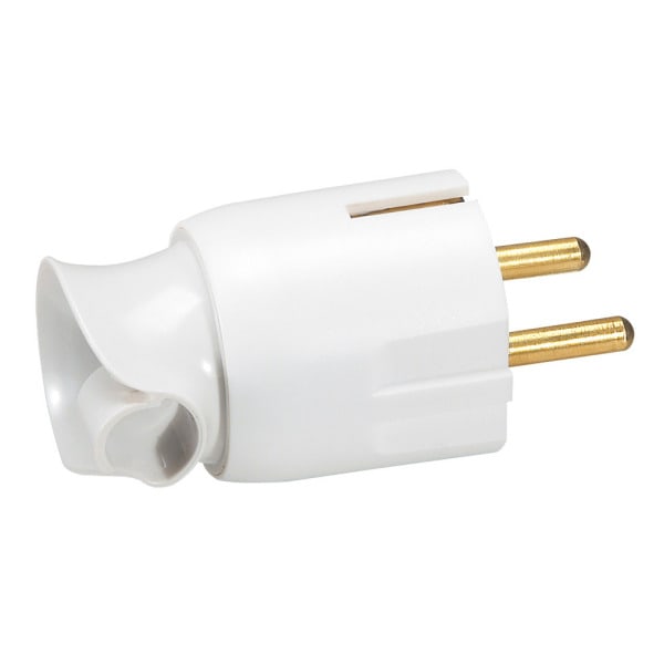 LEGRAND - Stecker 360° drehbare Einführung weiß