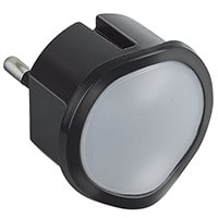 LEGRAND - Dimmbares Nachtlicht mit Helligkeitssensor LED 0,06W Farbe SCHWARZ