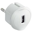 LEGRAND - USB Adapter 1,5A-5V für eine Schukosteckdose in der Farbe weiß