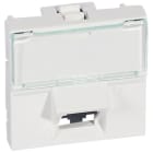 LEGRAND - Mosaic 1xRJ45 KAT6 UTP 45° 2-m WS