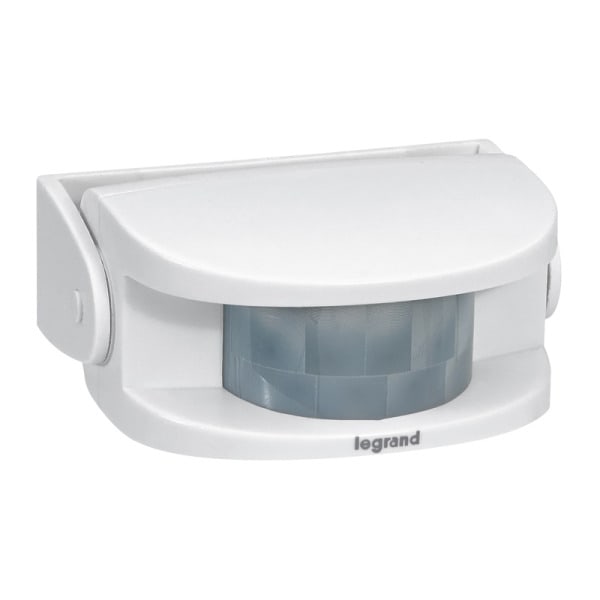 LEGRAND - Funk-Bewegungsmelder 120° bis 8 Meter, IP20, Funk 100 Meter Farbe: Ultraweiß