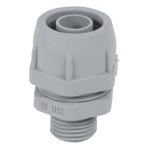 LEGRAND - Verschraubung M16 D=12 PVC Grau