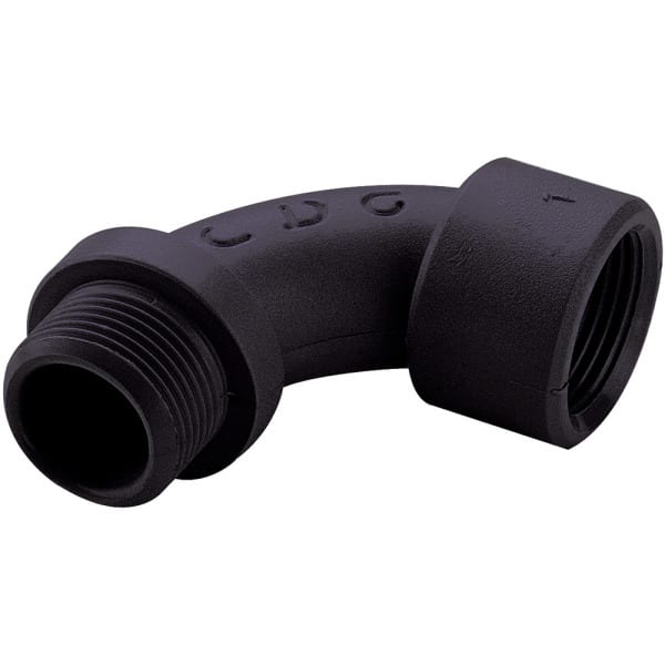 LEGRAND - Verschraubung M/F90 PG9 Schwarz
