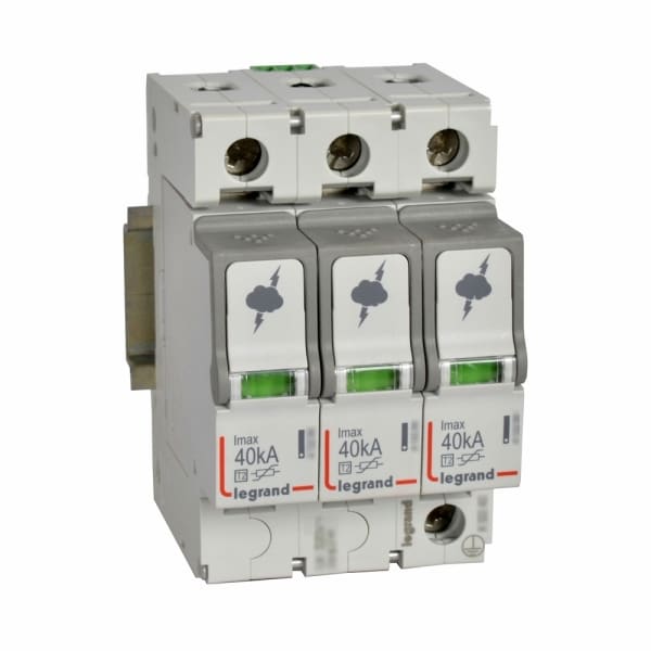 LEGRAND - Überspannungsableiter Typ 2, 3P, IT-Systeme, 230/400 VAC, Imax 40 kA,(Uc)440 VAC