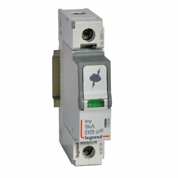 LEGRAND - Kombiableiter Typ 1+2, 1-polig, 230/400 VAC, Iimp 8 kA, (Uc)320 VAC