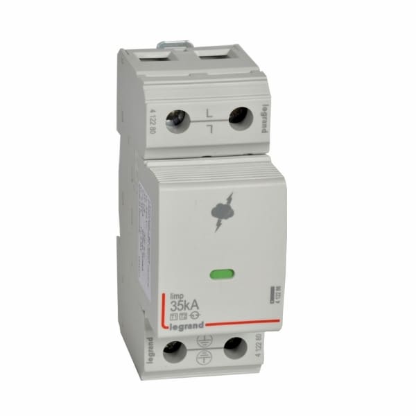 LEGRAND - Kombiableiter Typ 1+2, 1polig,FM, IT-Systeme, 230/400 VAC, Iimp 35 kA,(Uc)440VAC