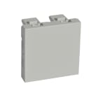LEGRAND - Blindplatte, 2-modulig, Grau, zum Einbau in Hutschienenadapter DX3