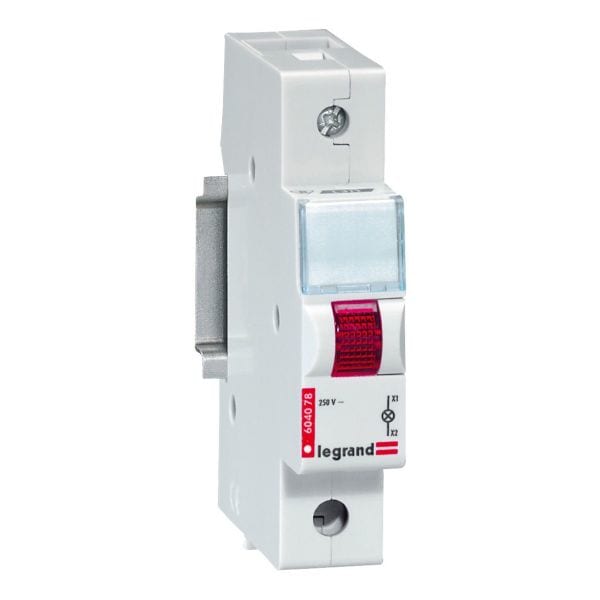 LEGRAND - Meldeleuchte TX3, LED, 1-fach (Rot ), 230 VAC, 1TE