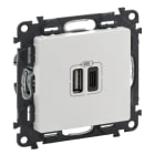 LEGRAND - Valena Life 2XUSB A+C 2-modulig 3A Farbe: Ultraweiß