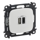 LEGRAND - Valena Allure 2XUSB A+C 2-modulig 3A Farbe: Ultraweiß