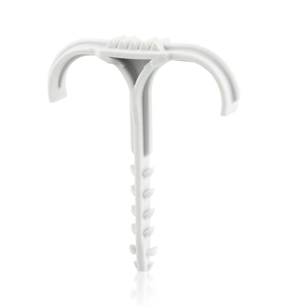 LEGRAND - Doppelsteckdübel, Spannbereich 25-32 mm für Rohre, grau