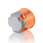 LEGRAND - Hohlwand-Geräte-Verbindungsdose, Tiefe 61 mm, orange, Garantiert winddicht