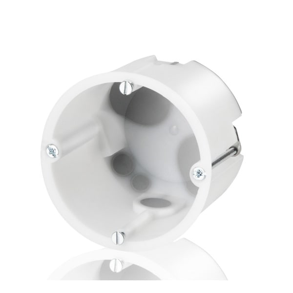 LEGRAND - Hohlwand-Schallschutzdose, winddicht, halogenfrei, D=68mm, t=58mm, Farbe: Weiß