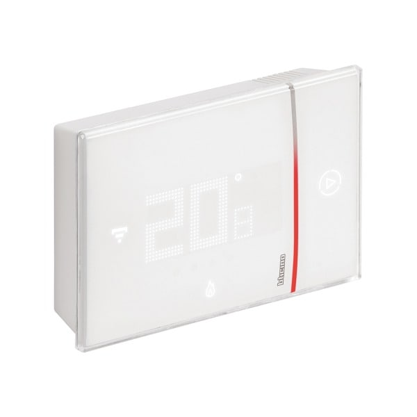 BTICINO - Aufputz-Thermostat mit integrierter WLAN-Schnittstelle in der Farbe WHITE