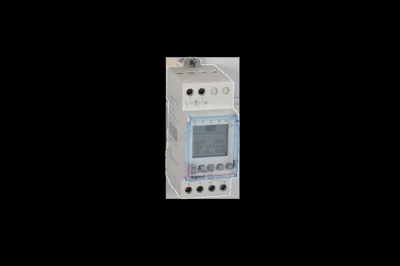 LEGRAND - AlphaRex³ DY21 GPS/DCF digi. Jahresschaltuhr inkl.Astrofunkt.,230VAC, 1Kanal,2TE