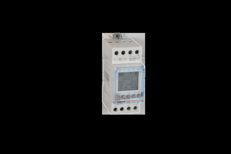 LEGRAND - AlphaRex³ DY22 GPS/DCF digi. Jahresschaltuhr inkl.Astrofunkt.,230VAC, 2Kanal,2TE