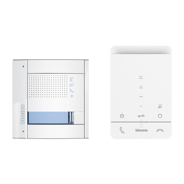 BTICINO - Flex'ONE Audio-Set mit Türstation SFERA (1 und 2 Ruftasten) + CLASSE100 A16E