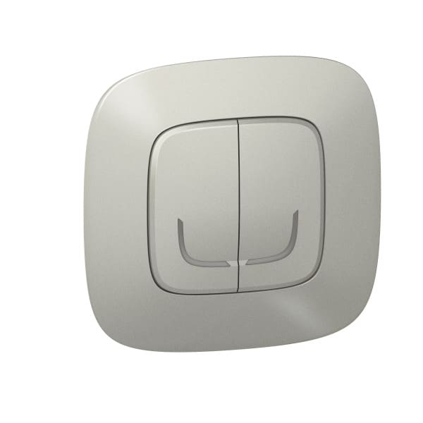 LEGRAND - Valena Allure with Netatmo Serienschalter 2 x 250W pro Kanal Farbe: Aluminium