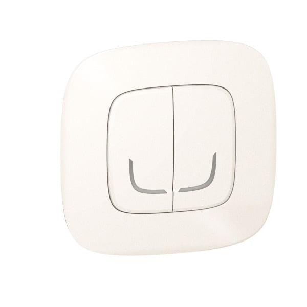 LEGRAND - Valena Allure with Netatmo Serienschalter 2 x 250W pro Kanal Farbe: Perlmutt