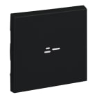 LEGRAND - Niloe Step Wippe beleuchtet für 2P Schalter Farbe: Schwarz