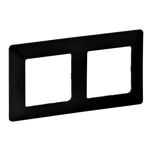 LEGRAND - Valena Life 2-fach Rahmen Farbe: Schwarz