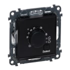 LEGRAND - Valena Life elektronisches Raumthermostat mit Wechselkontakt Farbe: Schwarz