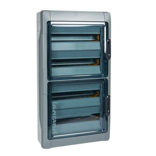 LEGRAND - Feuchtraumverteiler Plexo³, Aufputz, IP65-IK09, 4-reihig, 72 Module
