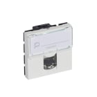 LEGRAND - Mosaic 1-fach RJ45, Kat 6A, STP, 2-modulig, Farbe: Ultraweiß