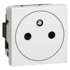 LEGRAND - Mosaic Steckdose F/B Standard, antibakteriell, Steckklemmen, EBS Farbe:Ultraweiß